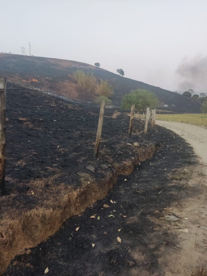 Área queimada em Valadares